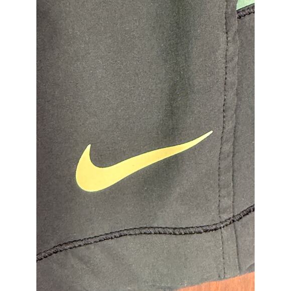 Nike Baylor Bears Player Issue Training Woven‎ Shorts Black Green Mens 2XL NCAA - Picture 4 of 11